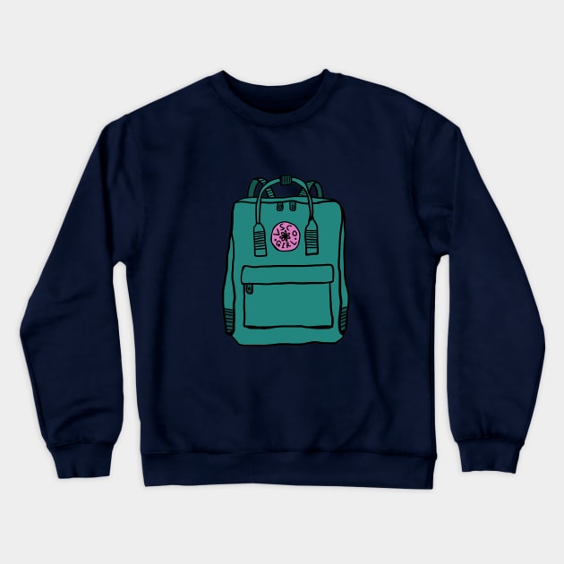 VSCO GIRL backpack Crewneck Sweatshirt by A Comic Wizard